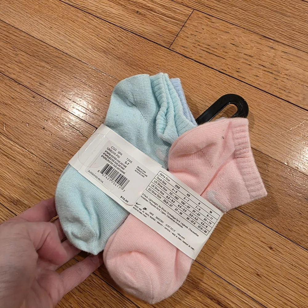 Nike Youth No Show Crew Sock Set